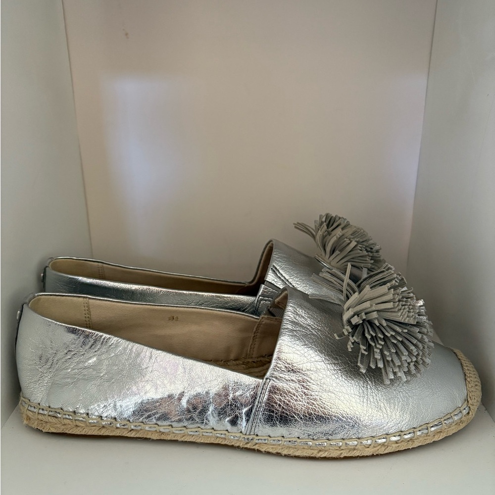 Michael Kors Lolita Slip on Metallic Flats